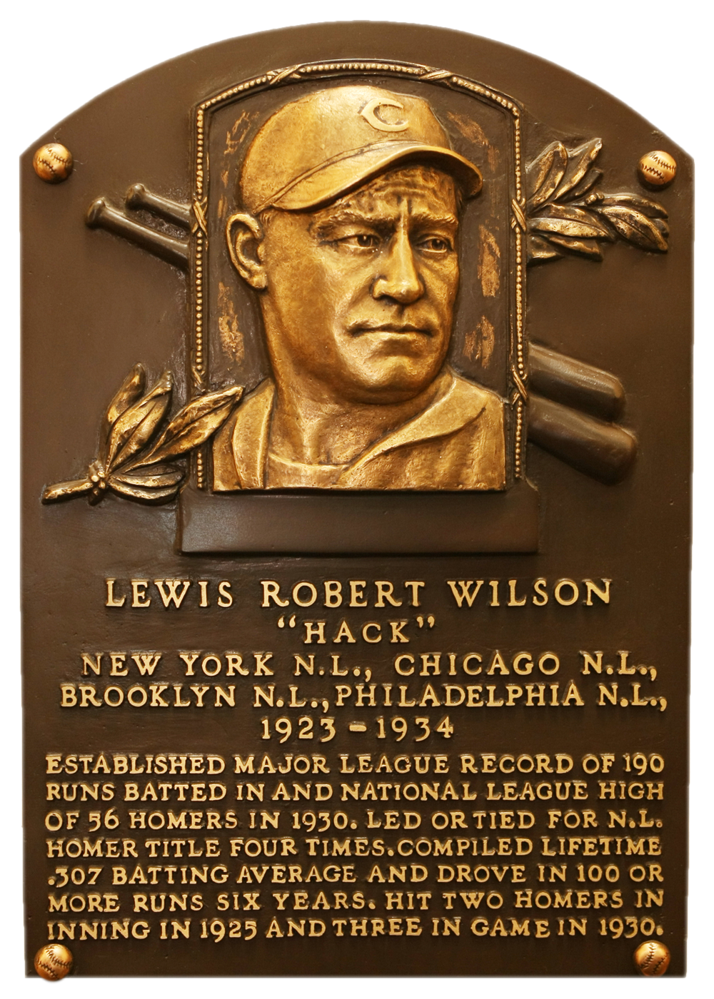Wilson, Hack Baseball Hall of Fame